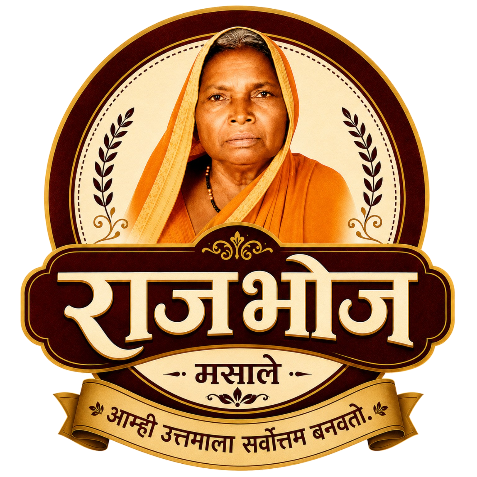 rajbhoj masale logo transparent